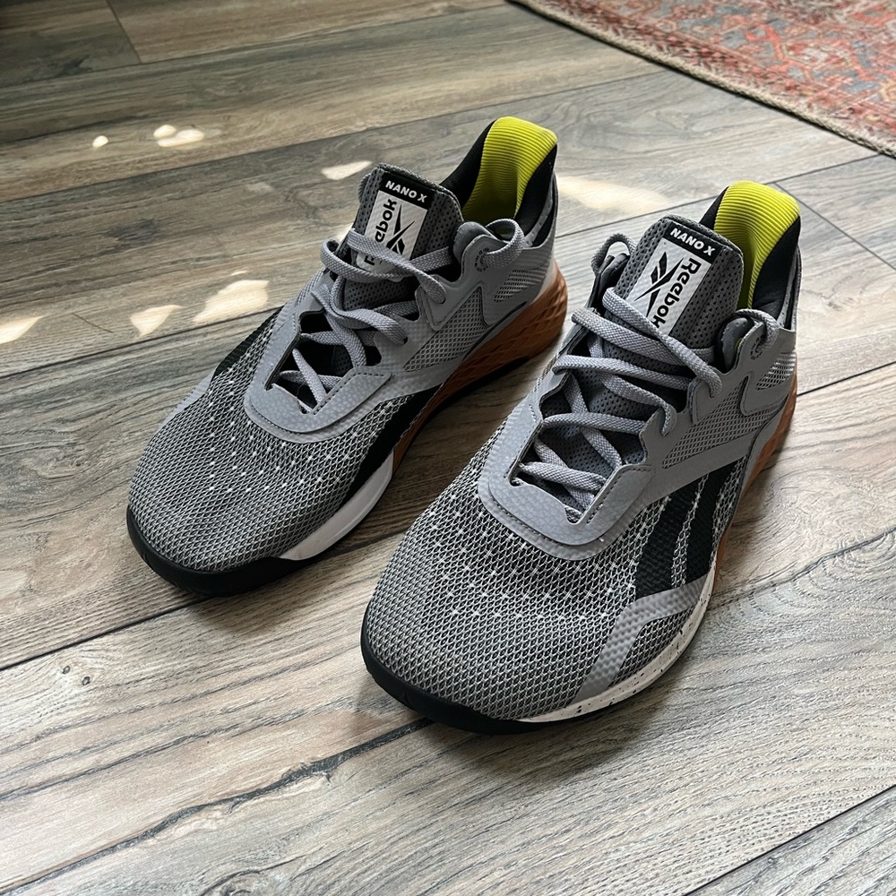 Reebok Nano X Training Shoes Size 9 Cool Shadow Gum